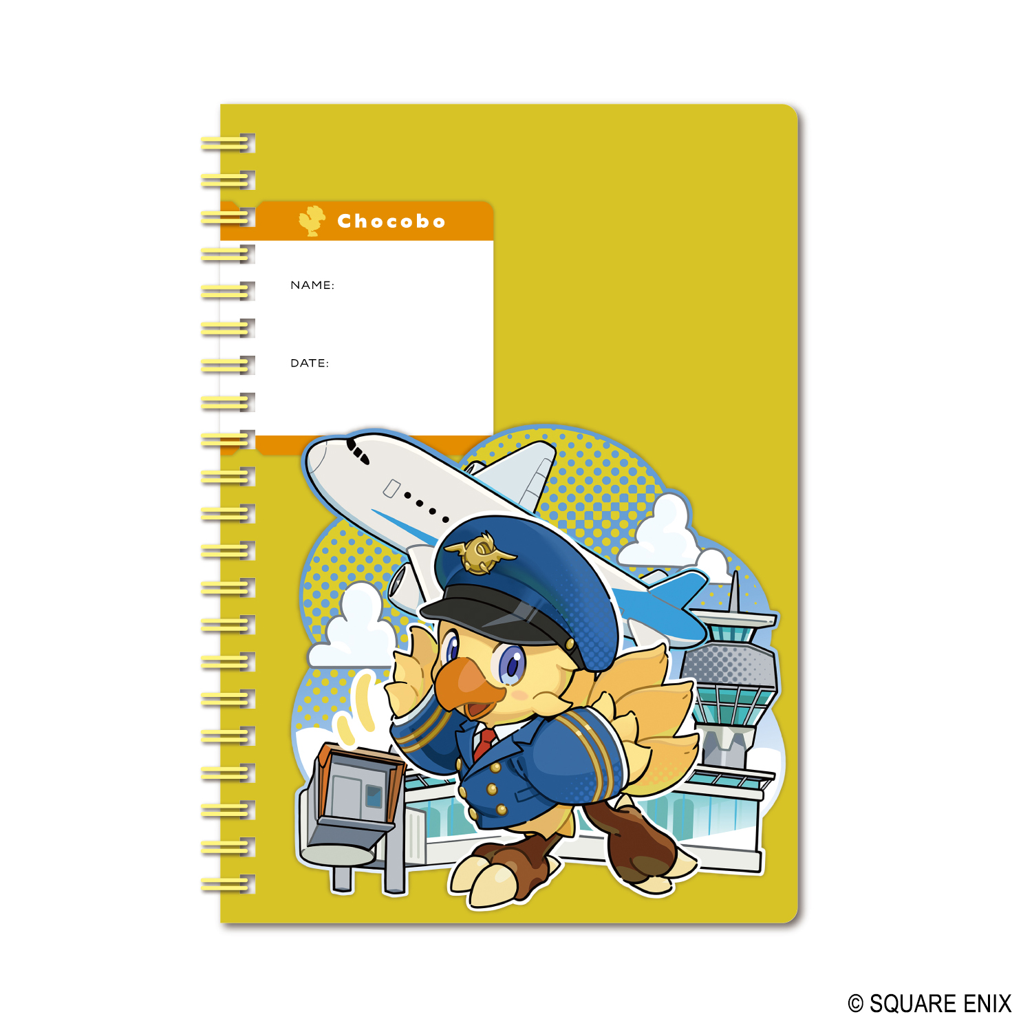 AIRPORT ファイナルファンタジー チョコボ A5ノート（1,760円）
