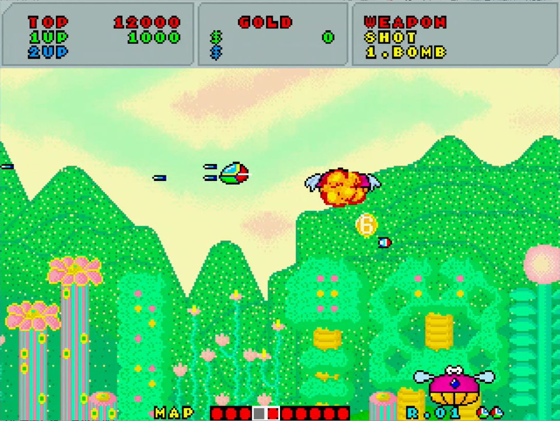 ゲームが始まったら、まずは敵の基地を破壊して、ドロップしたコインを回収してゴールドを稼ぐことになる