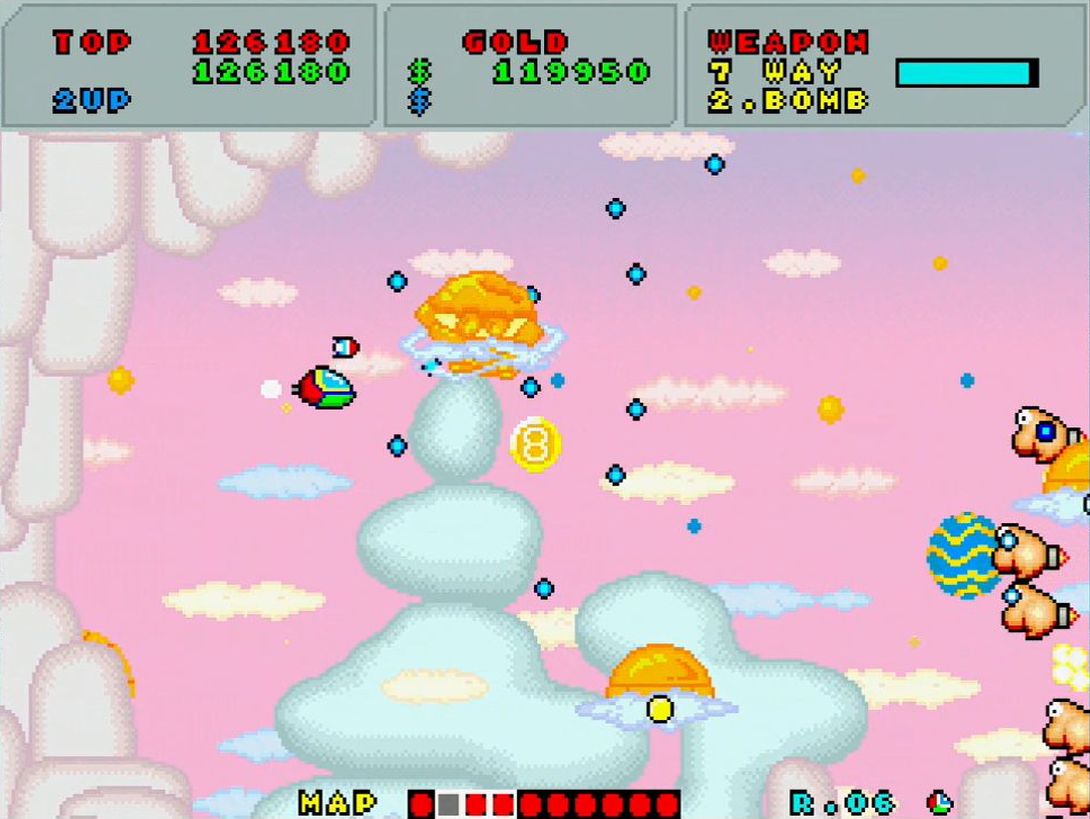 一度に7発も撃てる、7ウェイショットを連射すると最高に快感だった