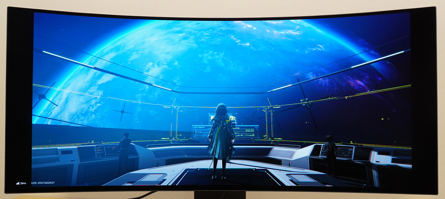 星の輝きが美しく表現された宇宙空間のシーンは非常に印象的だった