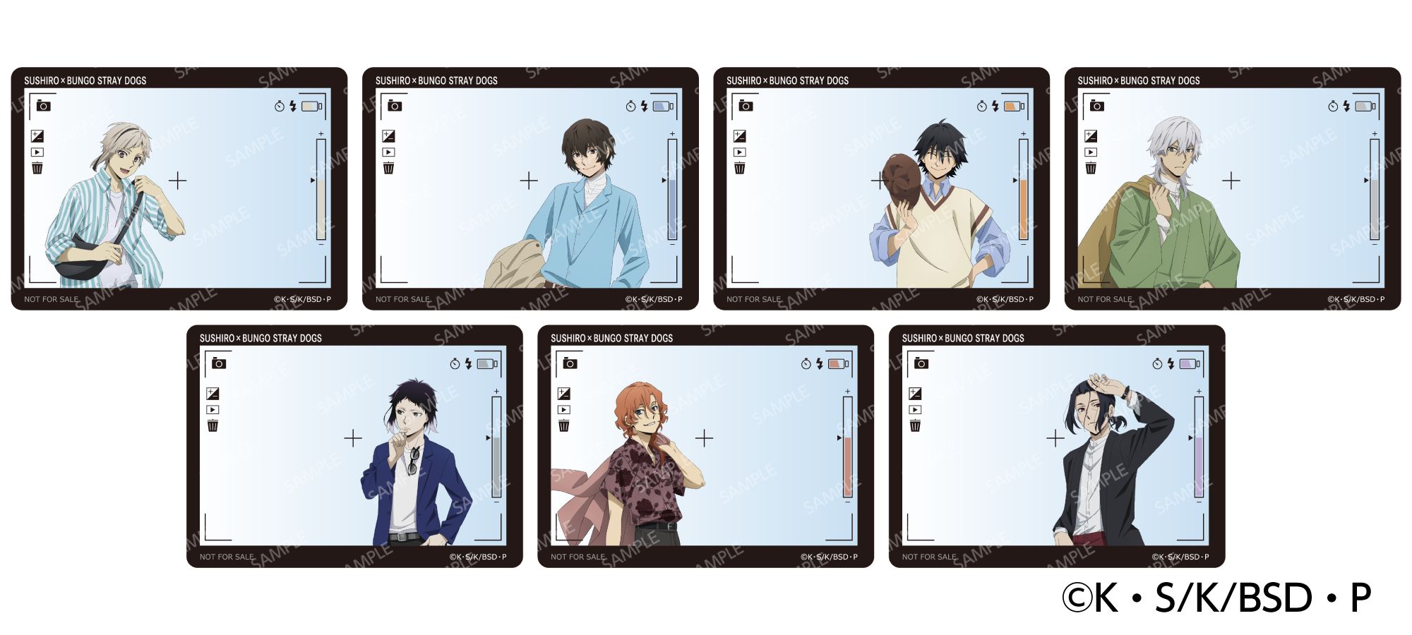 背景が透けるクリア仕様。風景と重ねて映える。コラボ限定クリアカードはランダム提供。デザインは選べない