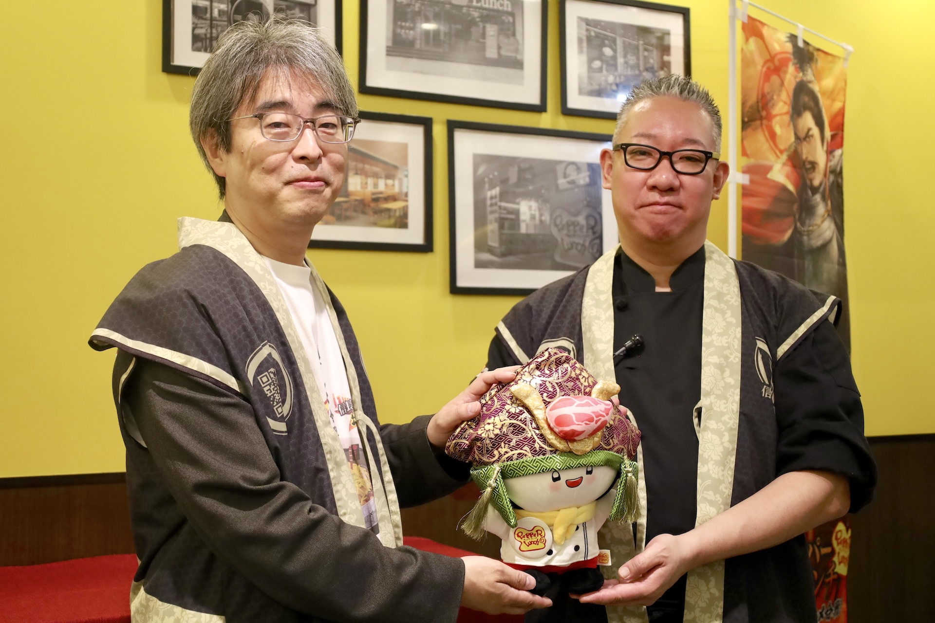 発表会の最後には池野代表自らが試食品を調理してくれた。池野氏は実際にお店に立つことがよくあるとのこと