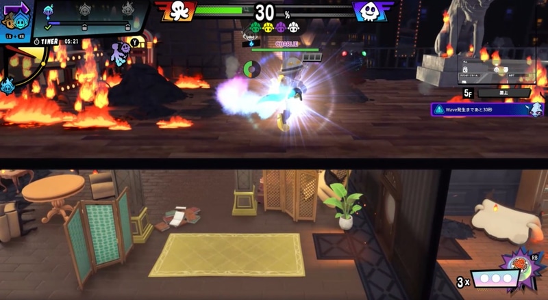 アーティストも周囲を見張りながら放火するのが重要