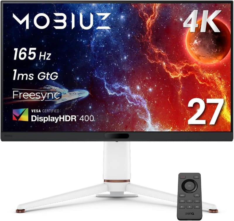BenQ MOBIUZ EX271U ゲーミングモニター 27インチ/4K/165Hz/1ms/HDR 400