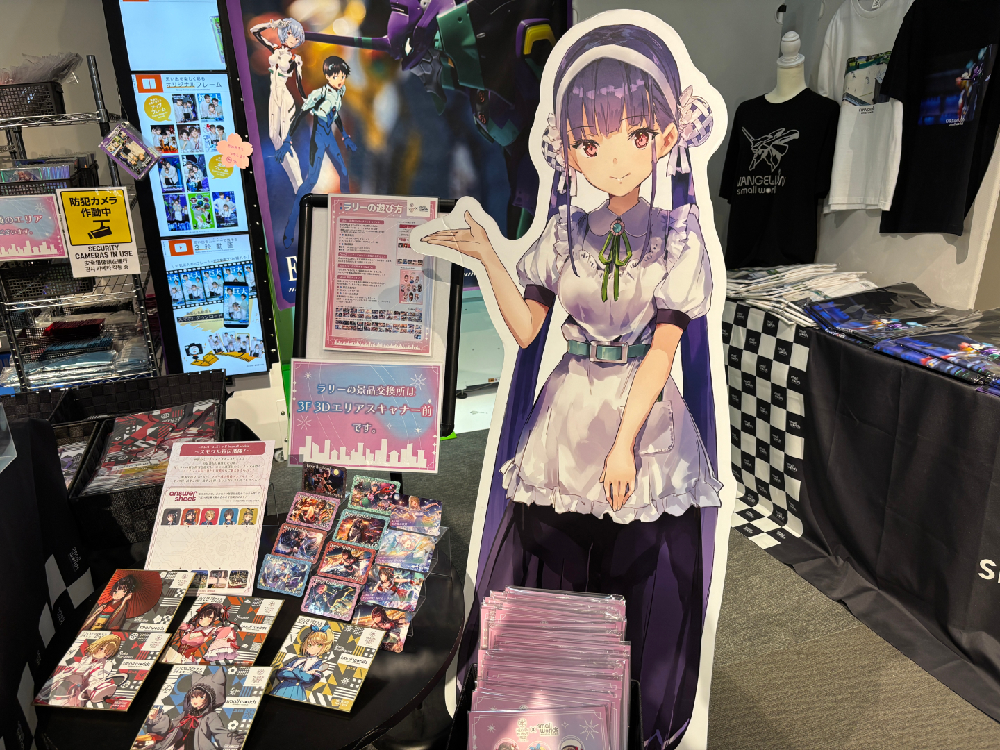 こちらはラリーチケット。ゲーム内のショップでおなじみのマリがお出迎え