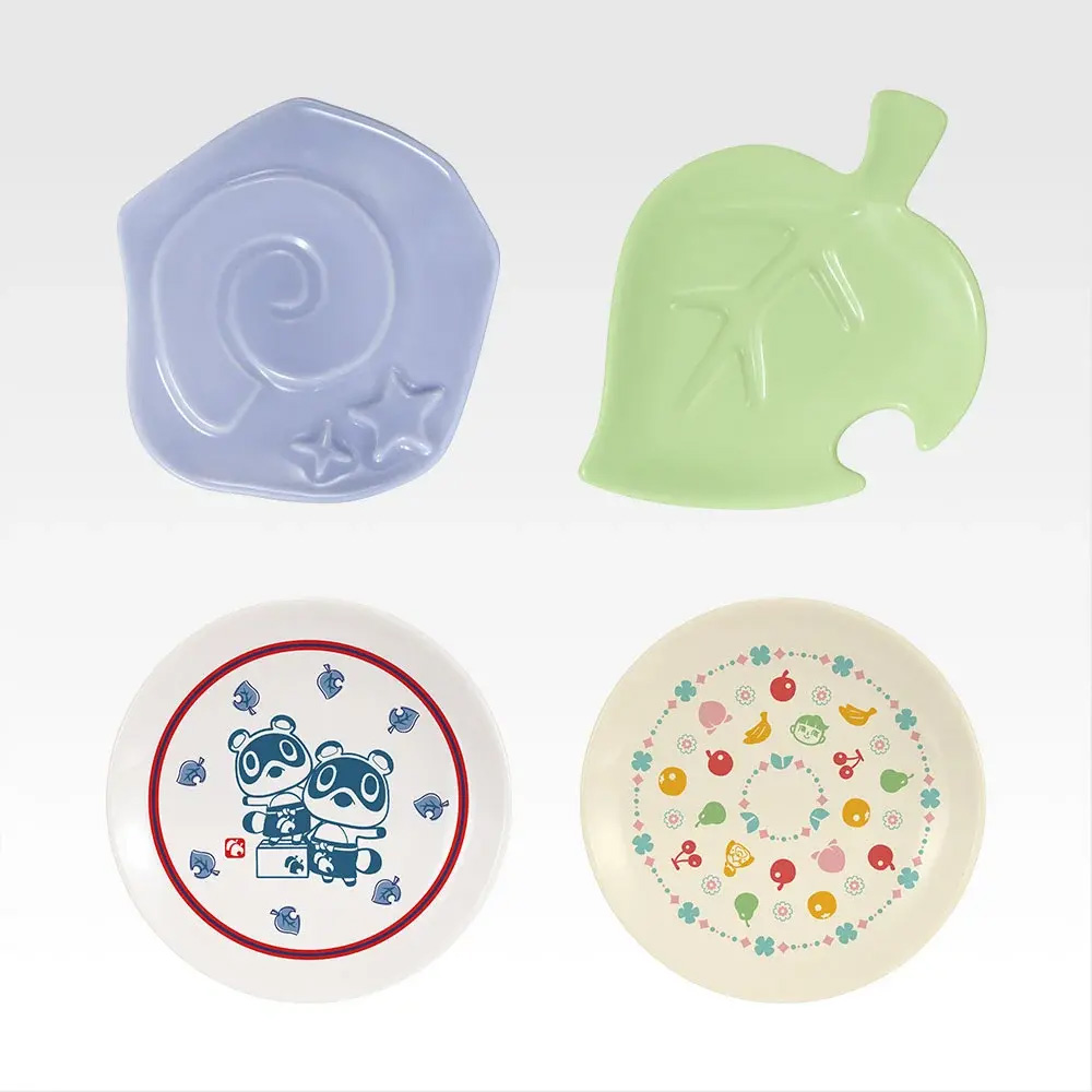 「かせき」や「はっぱ」など、おなじみのモチーフがデザインされたまめざら