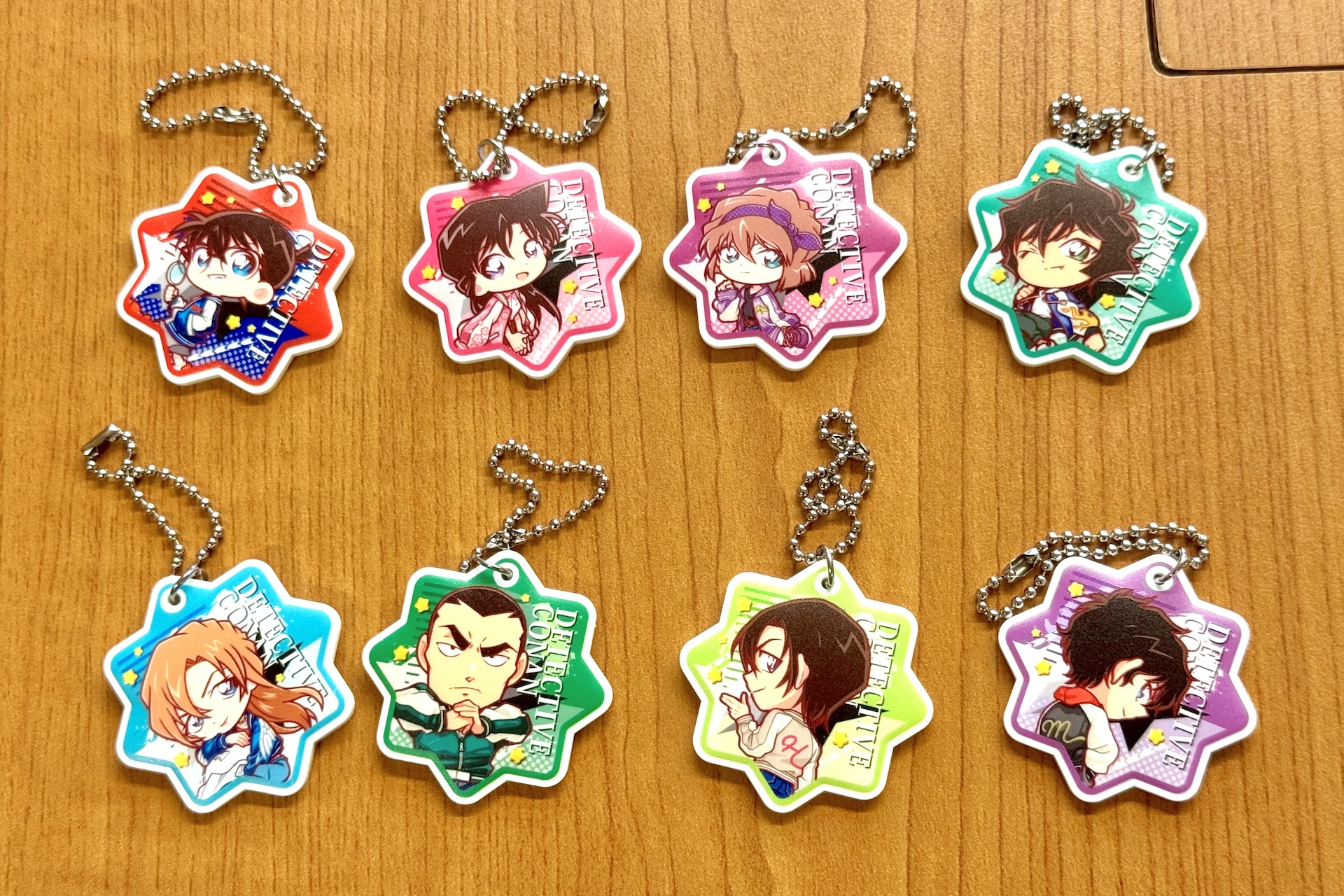 ラバーチャームは全8種