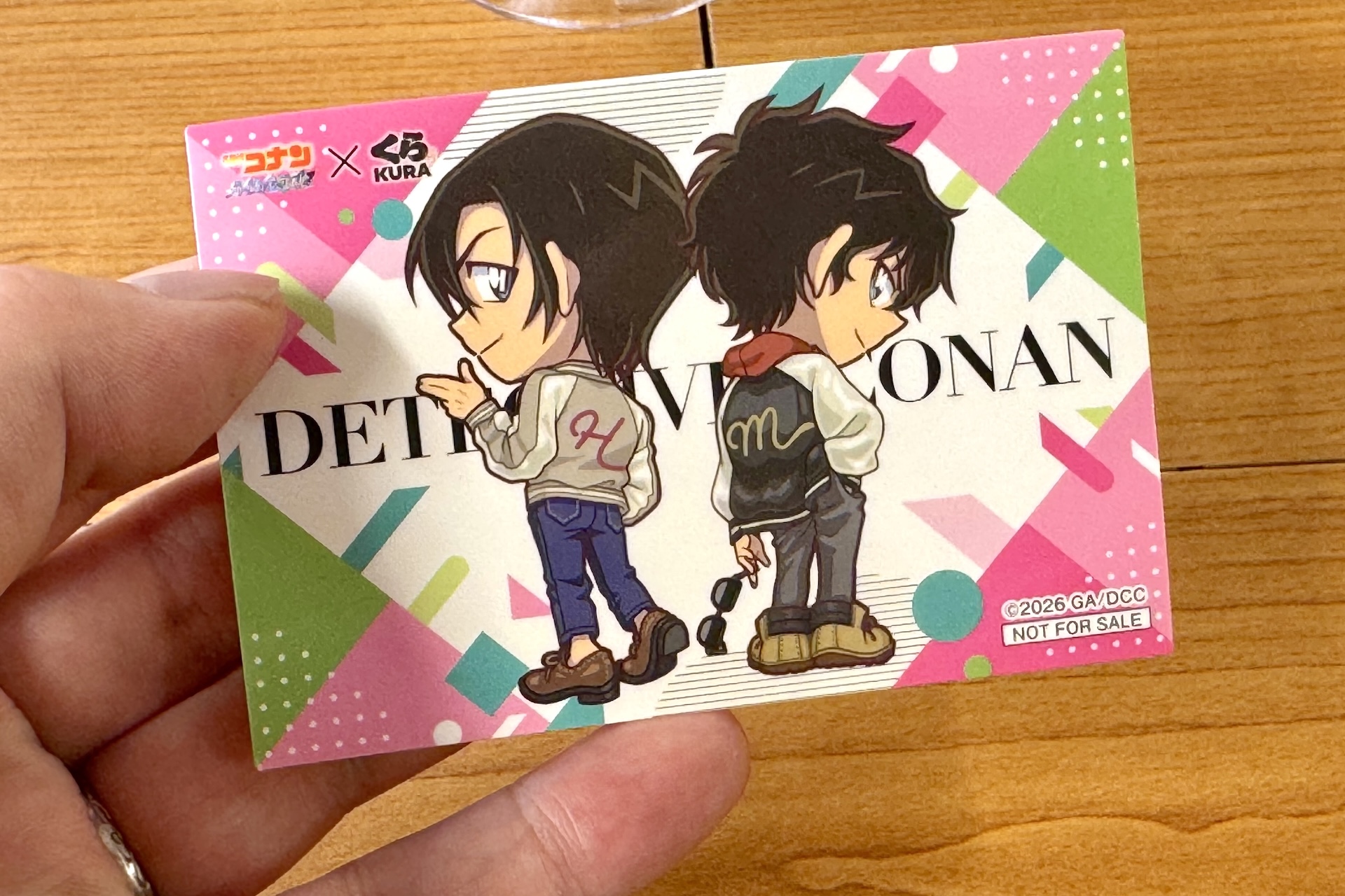 こちらは松田陣平と萩原研二のステッカー付き
