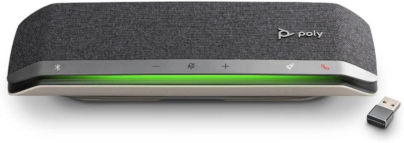 【Amazon.co.jp限定】Poly スピーカー Sync 40+ (国内正規品) Bluetooth & USB-C 有線 USB-A 有線 ドングル付き