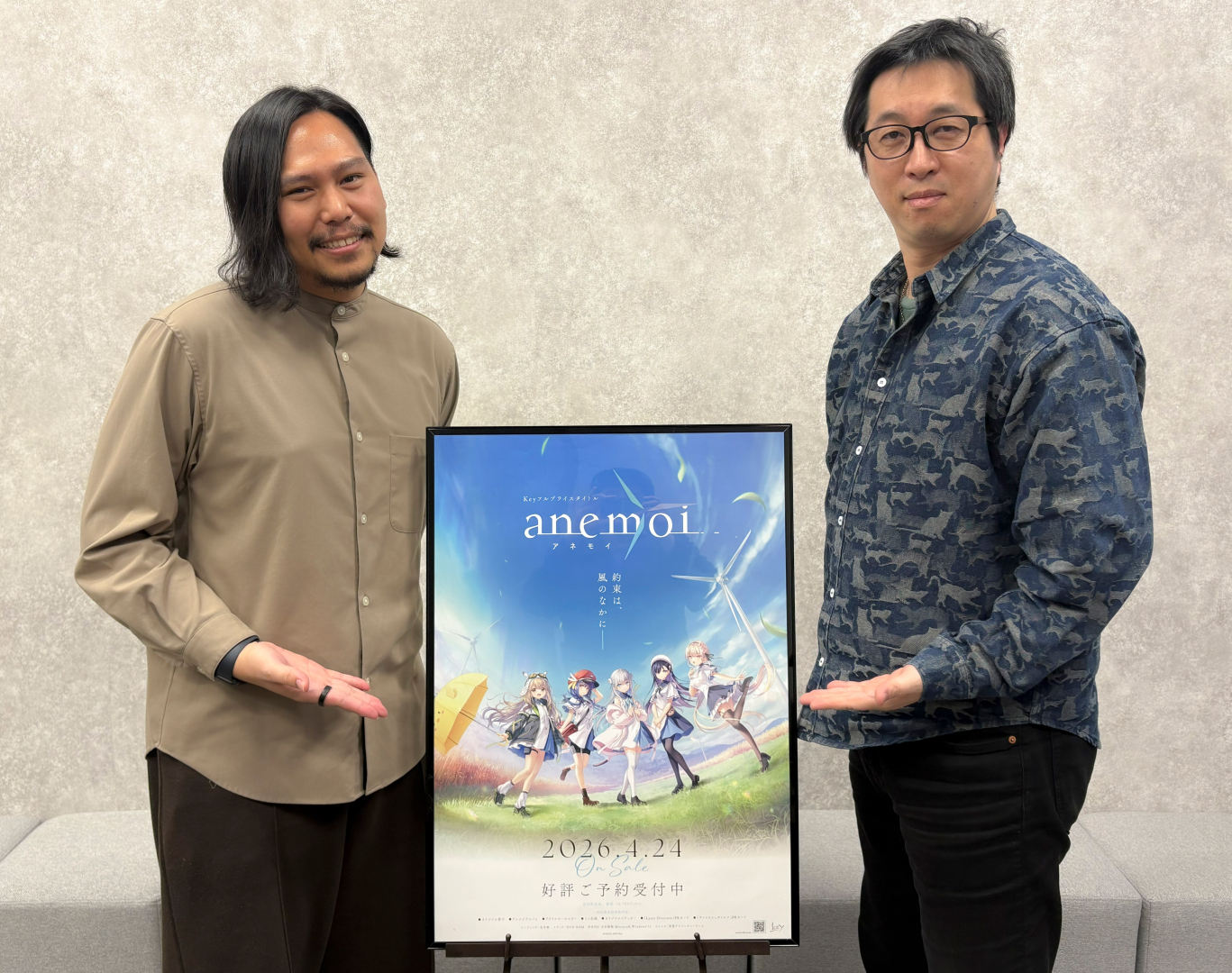 左からディレクター・シナリオ担当の佐雪隼氏、シナリオ統括・シナリオ担当の魁氏