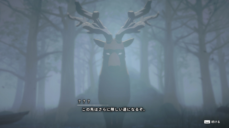 はるか遠くにそびえ立つムメイ山