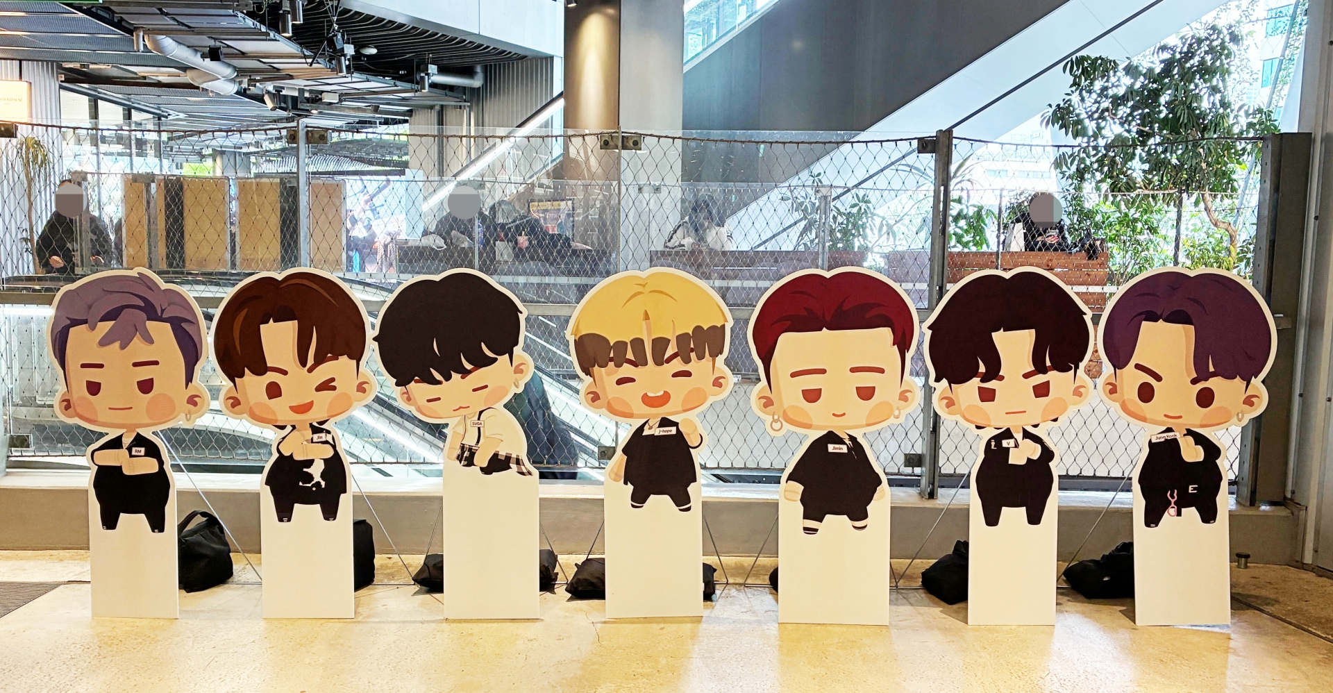 MIYASHITA PARK内に設置されているパネル。自由に撮影可能だ