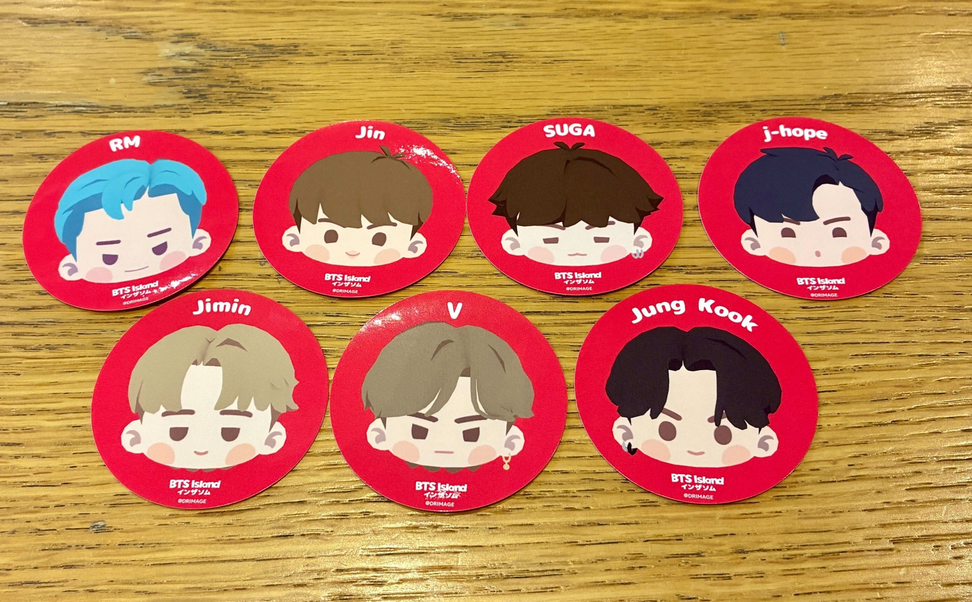 キャラクターステッカーA