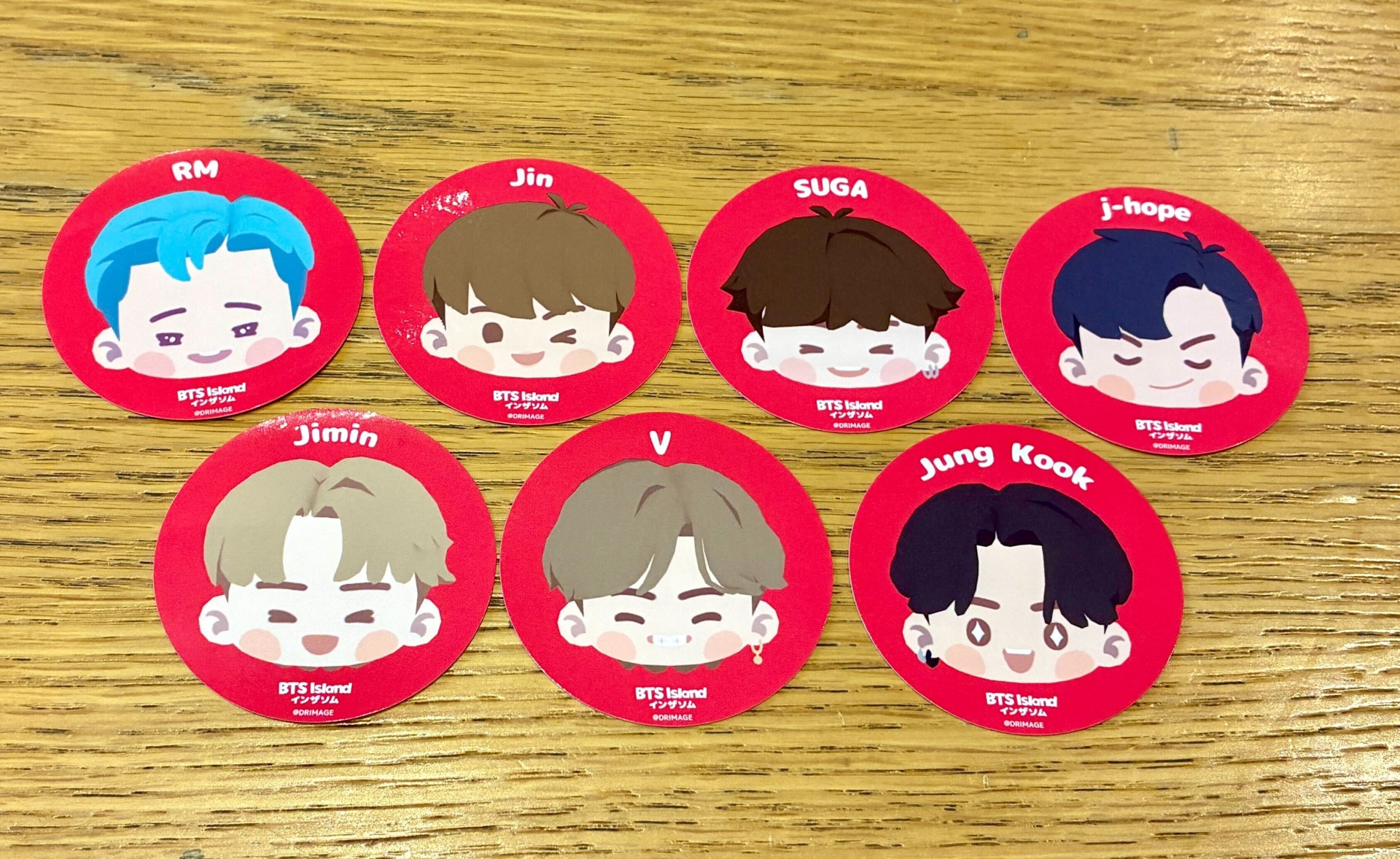 キャラクターステッカーB