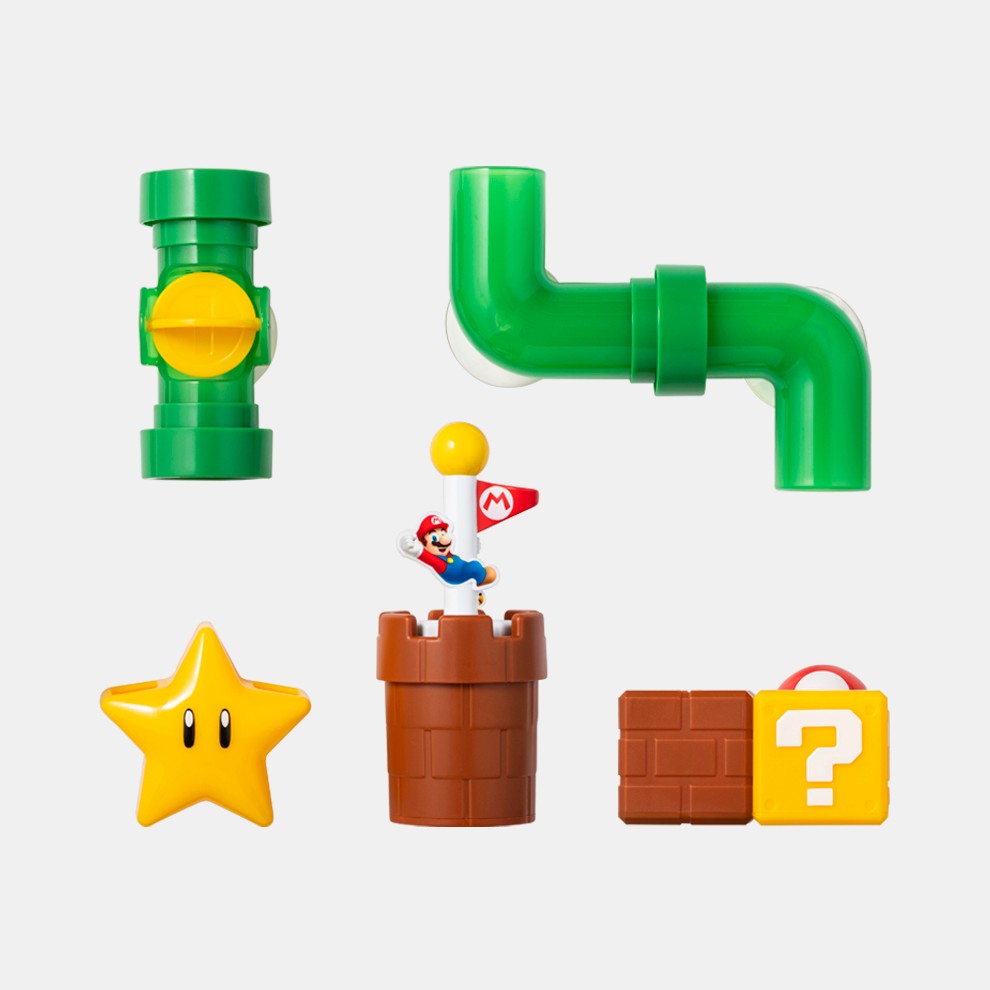 マイマリオ おふろで遊ぼう！しかけいっぱい どかんセット（メーカー：タカラトミー、4月25日発売）