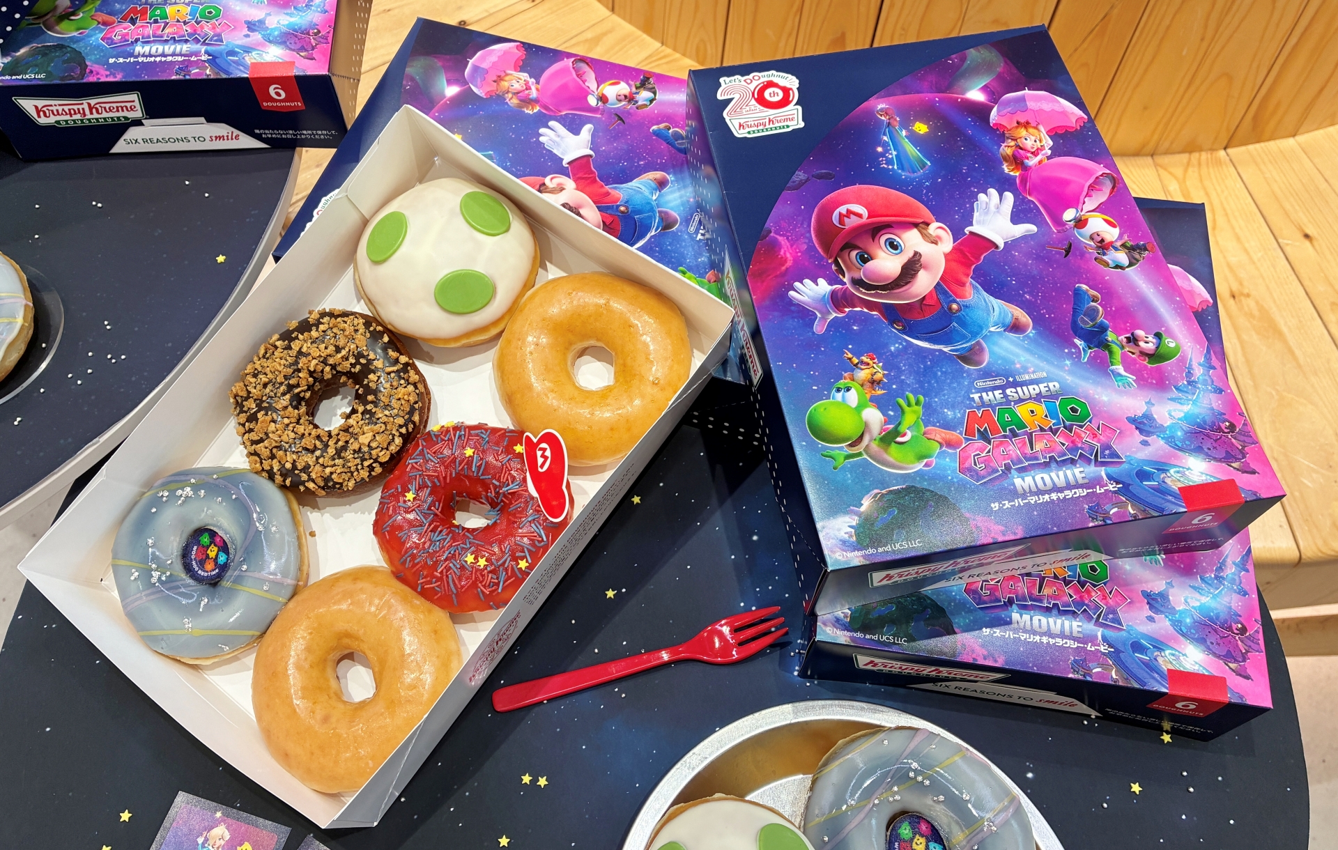 「ギャラクシーダズン ハーフ（6個）」のイメージ。ボックスはなくなり次第終了で、通常ボックスでの提供の可能性もあるそう