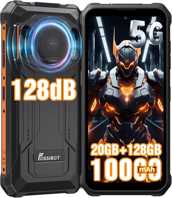 「F110 Pro」SIMフリースマートフォン（Android 15対応） オレンジ