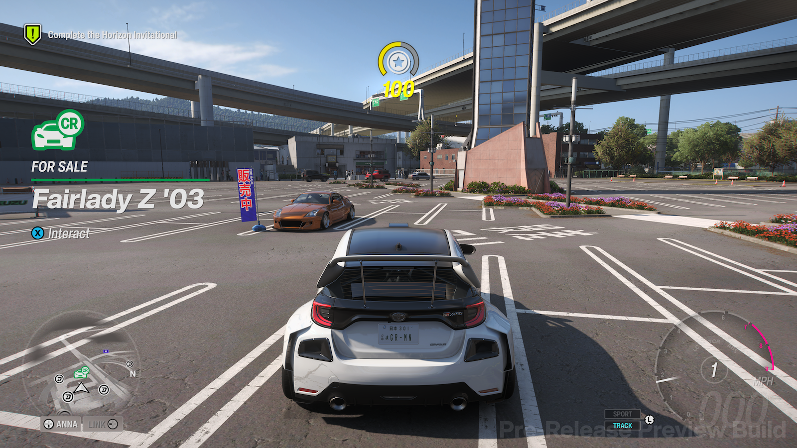 何故か大黒PAの駐車場で販売されている日産「フェアレディZ（Z33）」