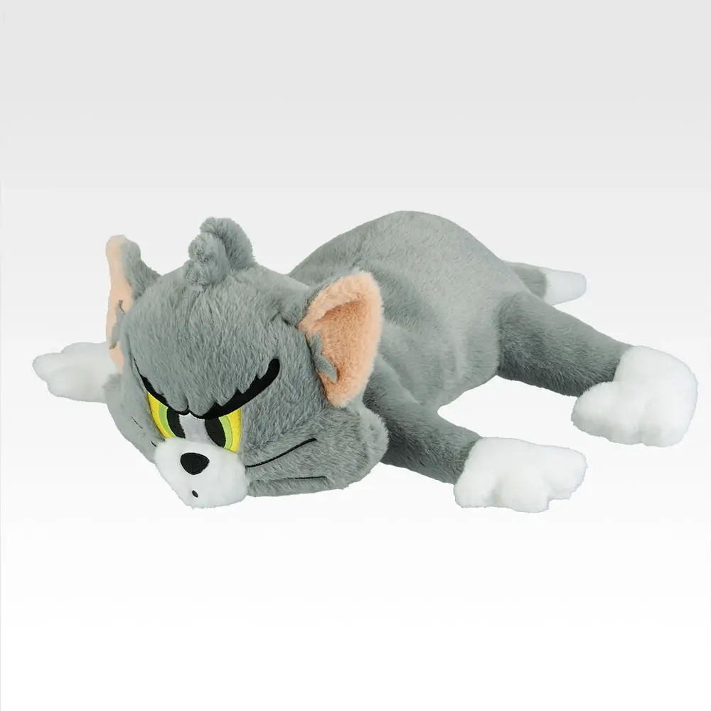 くたっとしたポーズと、ふわふわ素材がたまらないビッグサイズのトムのぬいぐるみ