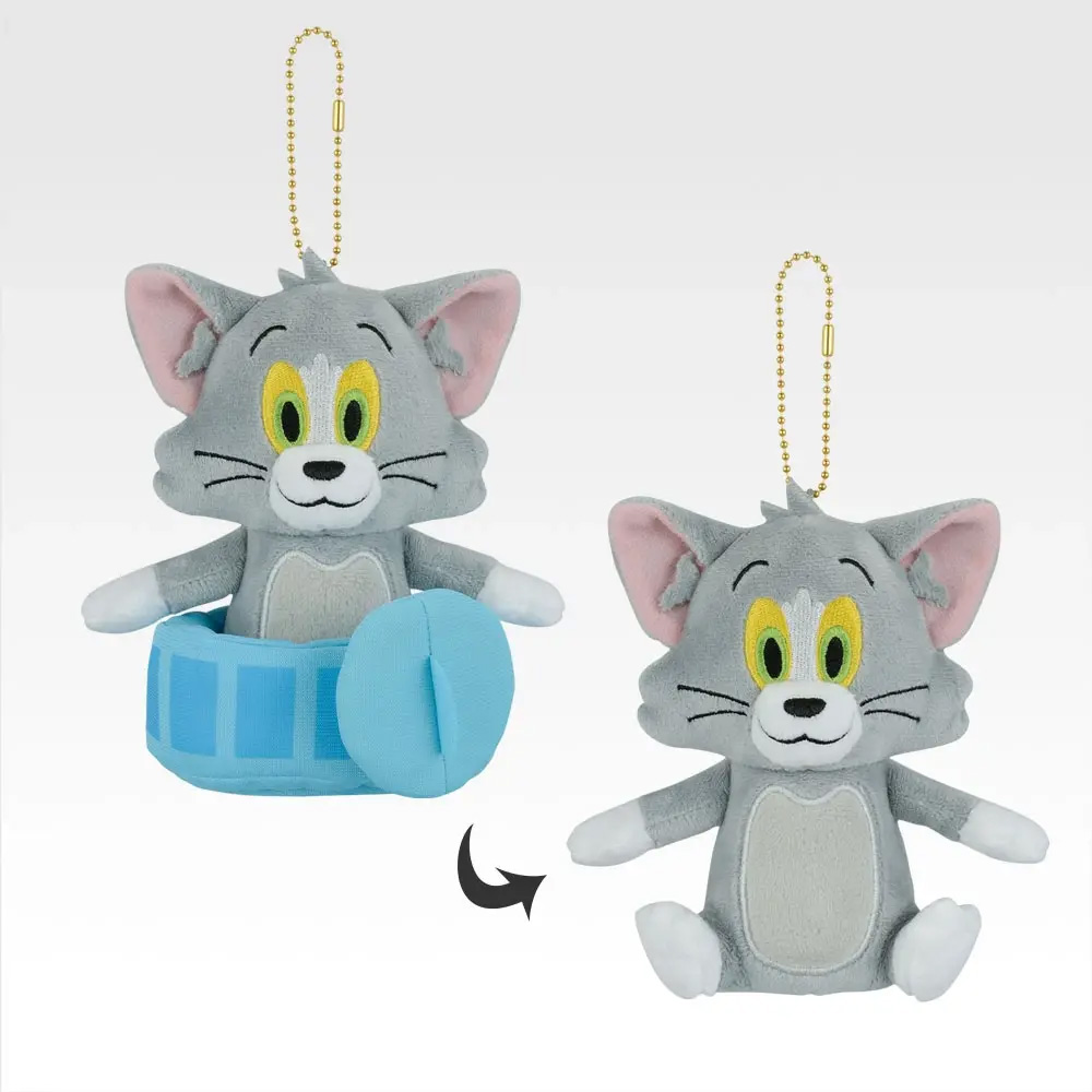 バケツ型の台座にセットできるギミック付きぬいぐるみマスコット