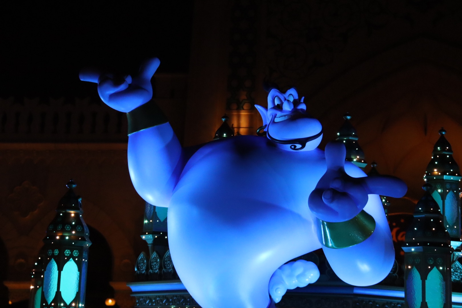 アラビアンコースト。ジーニーは一定の間隔で喋る