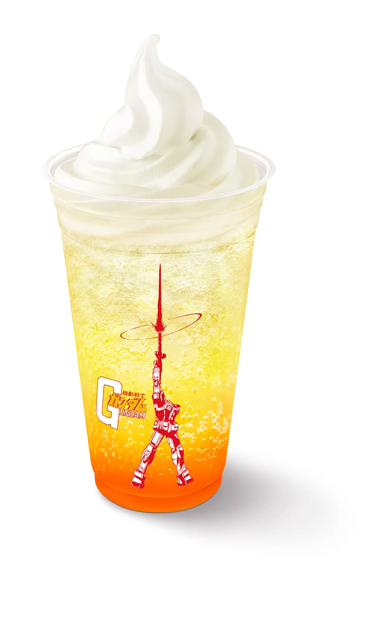 マックフロート 和かんきつヨーグルト味 単品：380円〜 バリューセット+70円〜