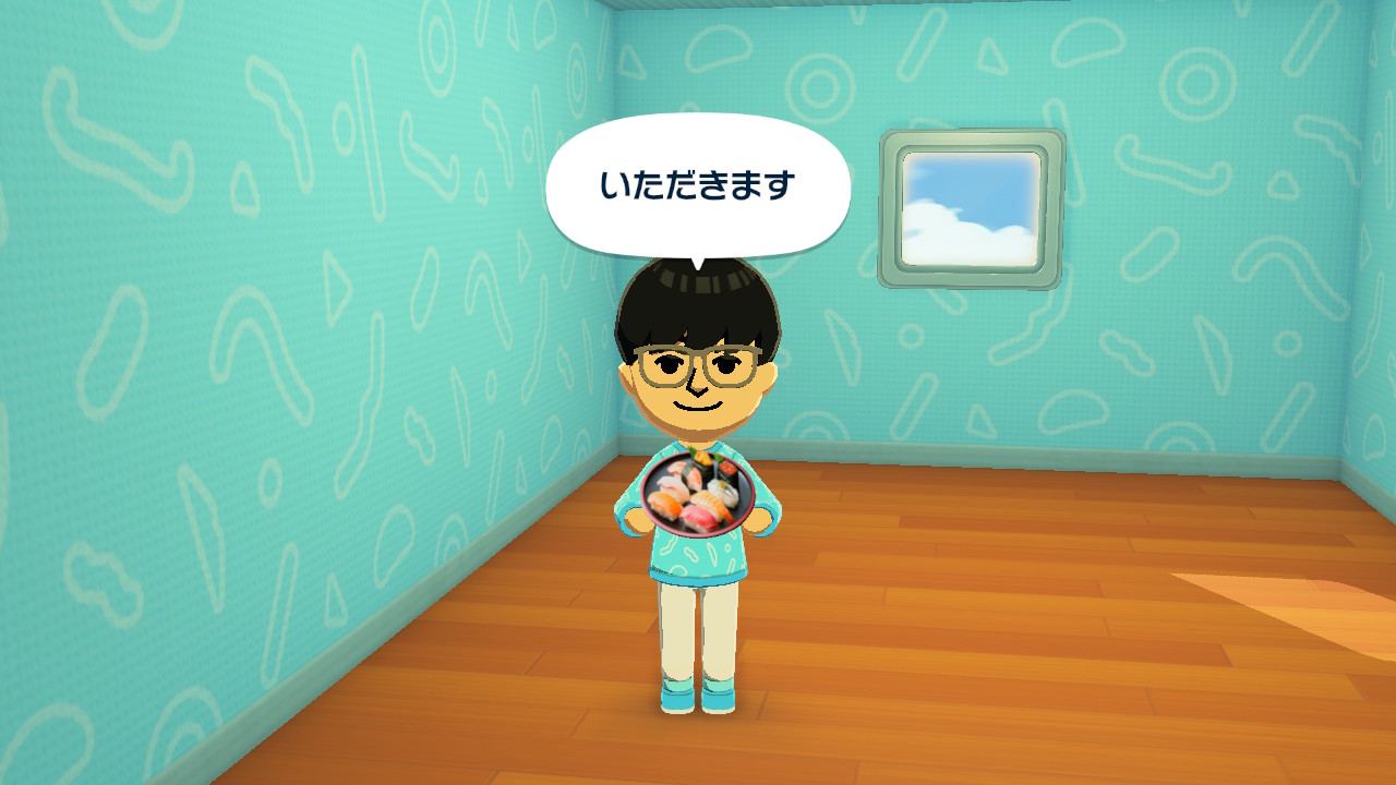 Miiたちに渡してあげよう