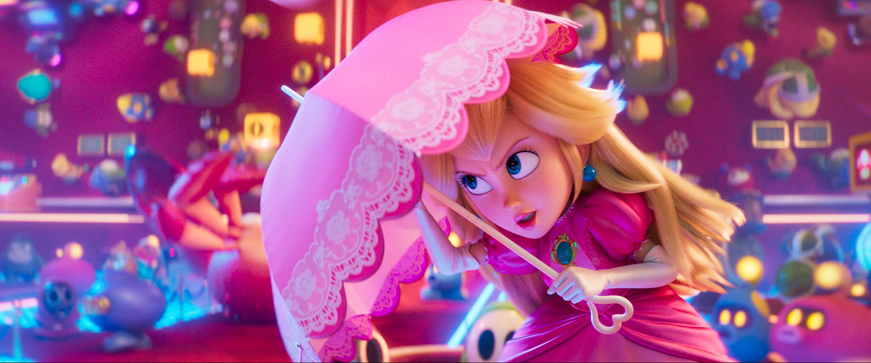 本作は特にクッパとピーチに寄せた場面が多い