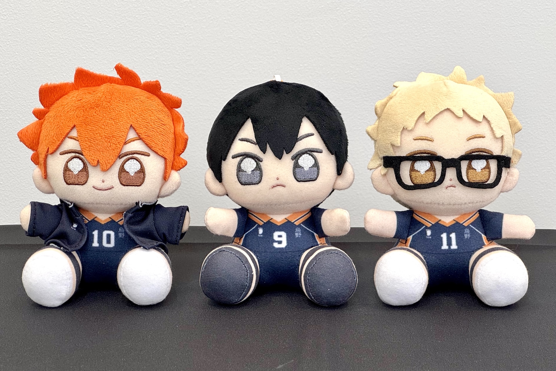 C賞 お座りマスコット～烏野高校～。全3種が用意される