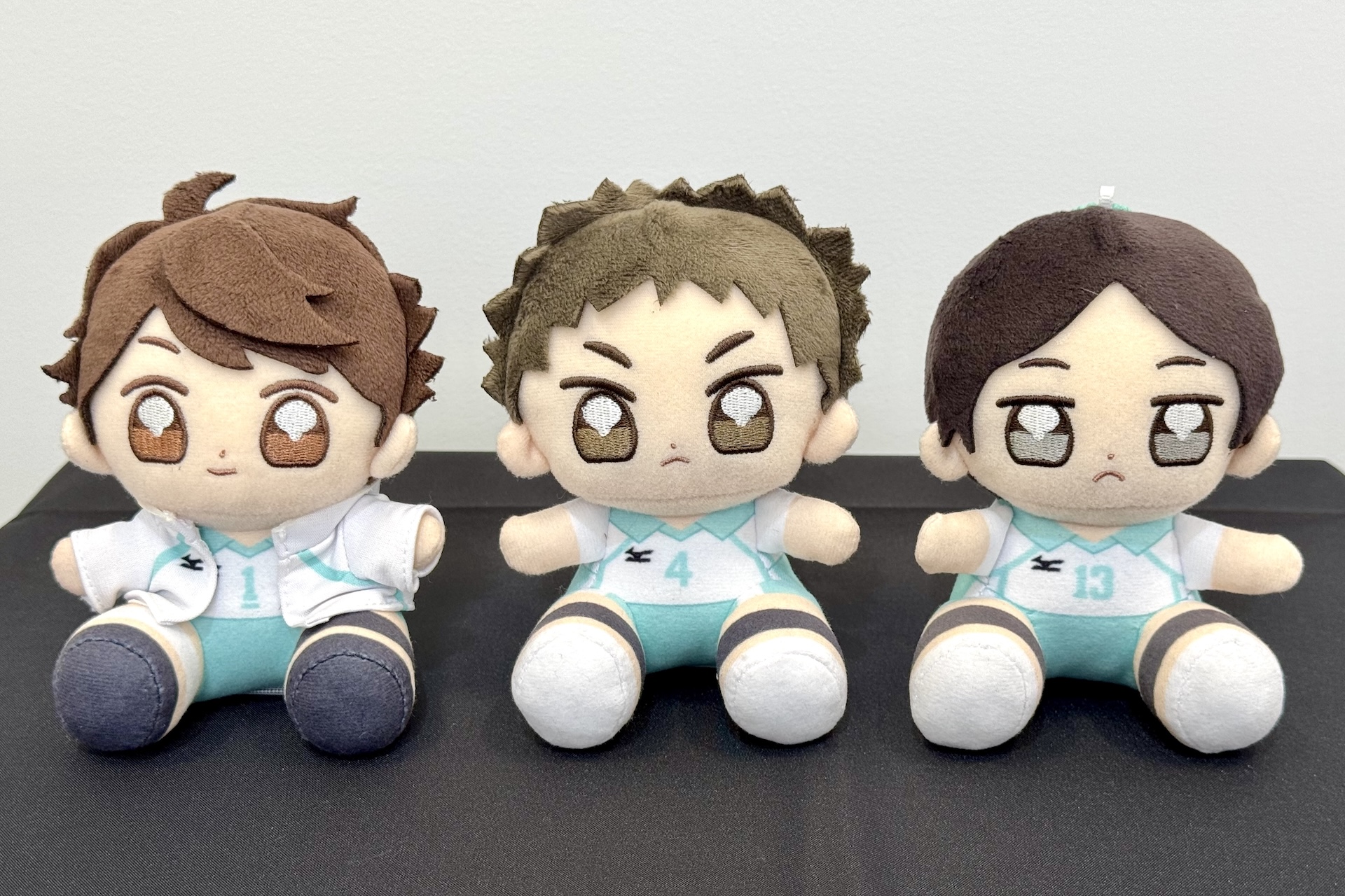 D賞 お座りマスコット～青葉城西高校～。こちらも全3種がラインナップ