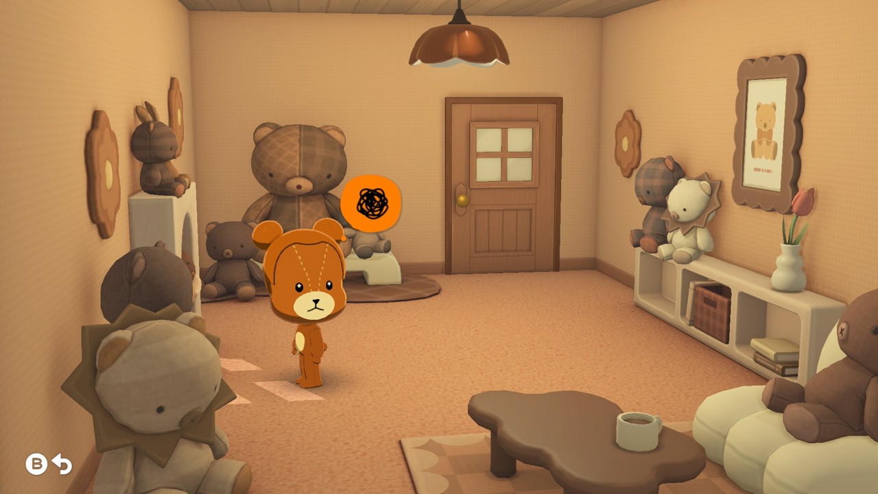 ぬいぐるみの縫い目を表現