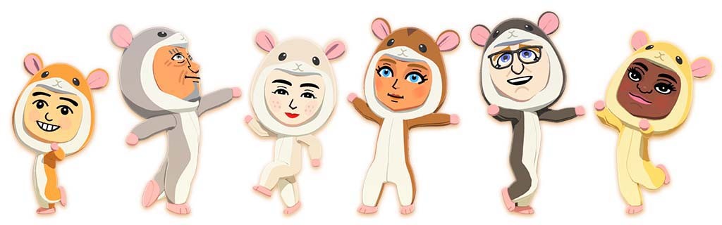 「なりきりハムスターセット」イメージ ※「なりきりハムスターセット」は製品版でも入手できる