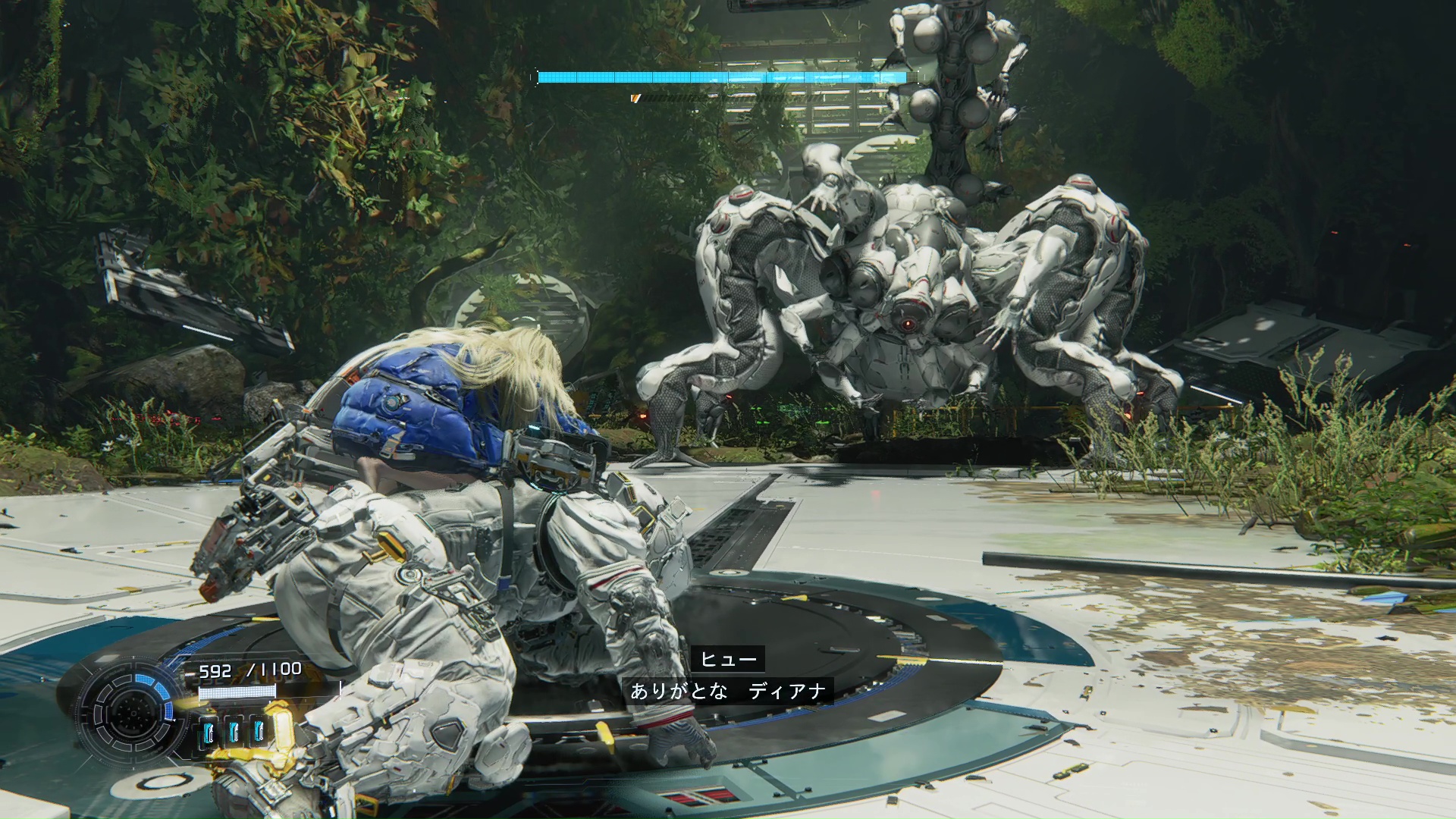 敵に狙われて絶体絶命の瞬間、ハッキングが発生してヒューを守るなんて場面も