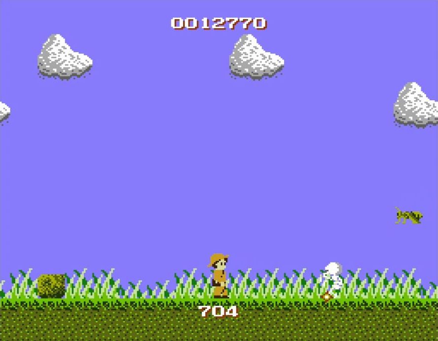 ガイコツのガイボーンを倒すには、ボンが爆発するタイミングで命中させることが必要だ