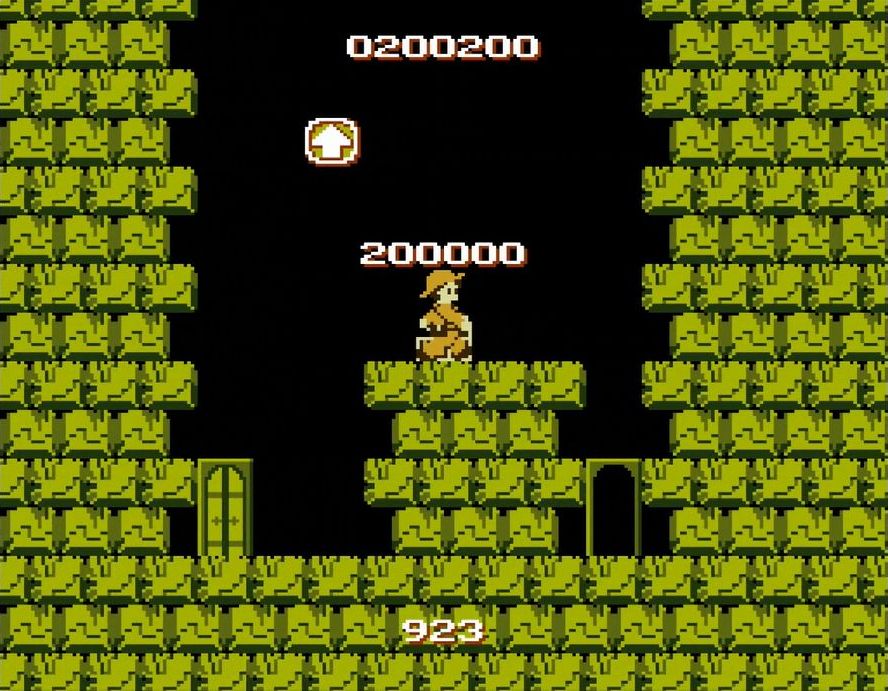 矢印は、十字キーの上を1回押すごとに3点ずつ加算される風変わりなアイテムだ