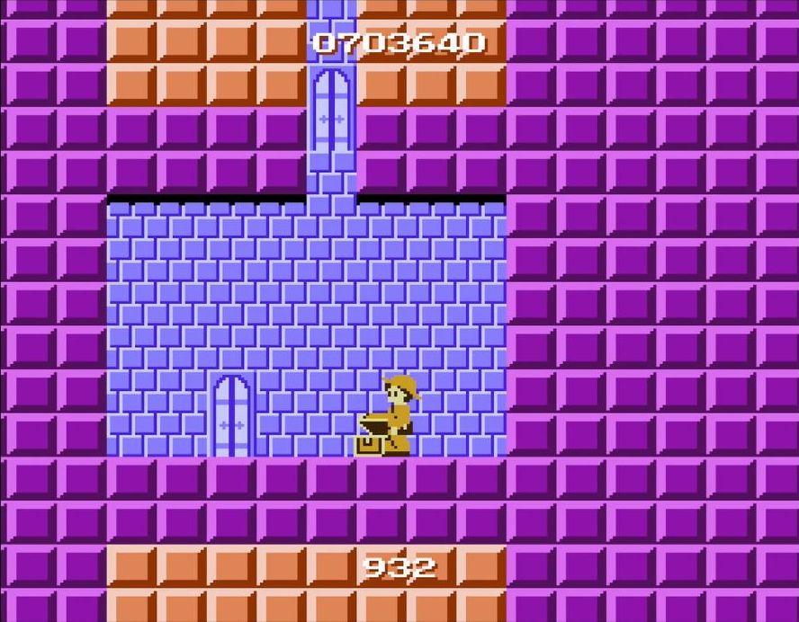 93ゾーンより。一見すると何もない場所でも、ボンを爆発させると隠し扉が出現する一例