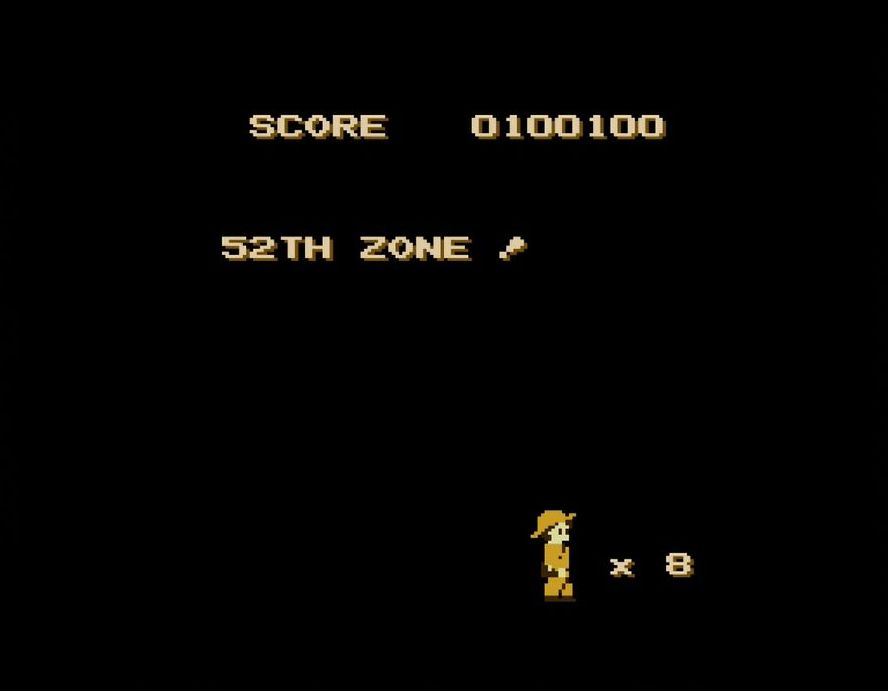 11ゾーンより。わざとウィンを自爆させると、何と52ゾーンまでワープする！