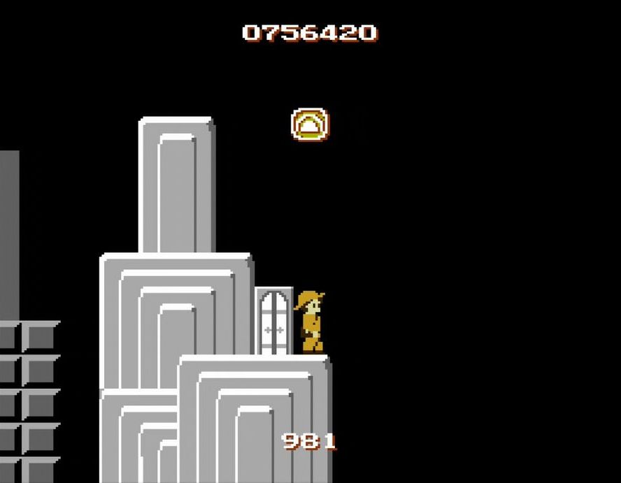 Nintendo Switch Online版でも、ボイスのアイテムを取ってからマイクに向かって叫ぶと、敵を一時的に止めることが可能だ