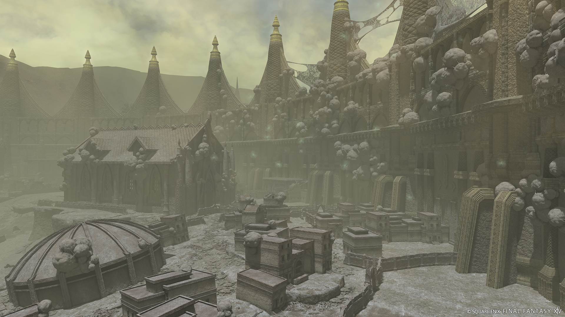 北征編のエリアには、ニームやアムダプールを思わせるような風景が点在している