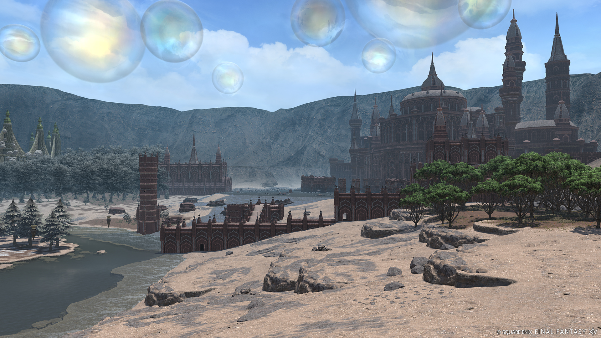 北征編のエリアには、ニームやアムダプールを思わせるような風景が点在している