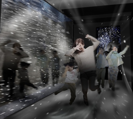 ブリザード体験エリア