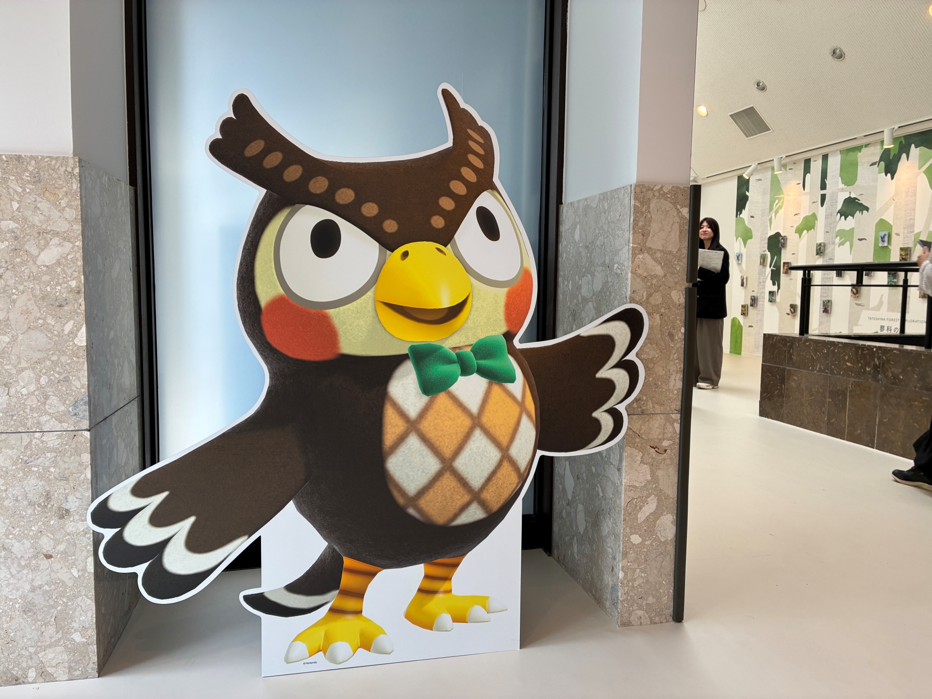 数々ある住民たちのパネル。それぞれがフォトスポットにもなっている