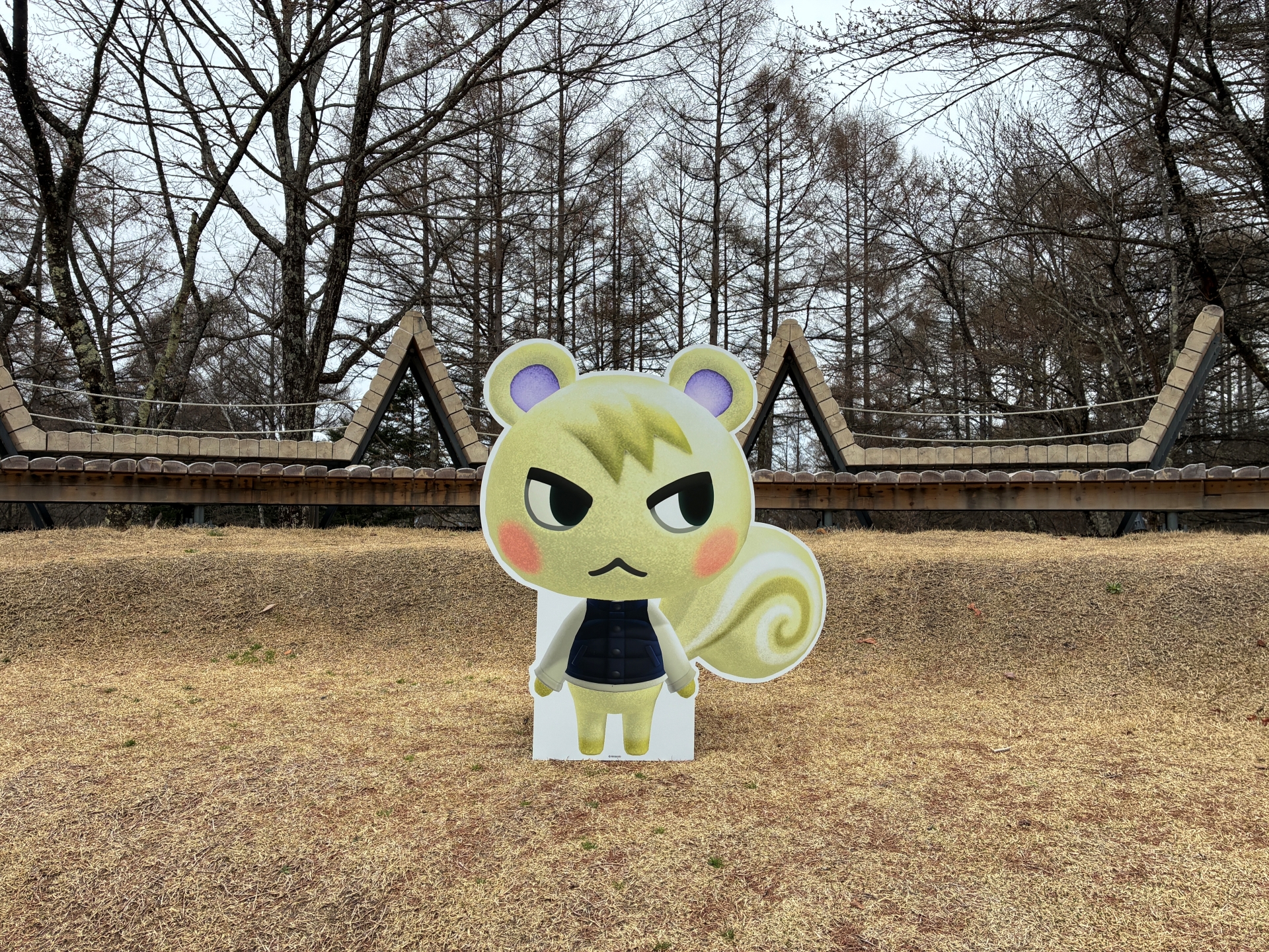 数々ある住民たちのパネル。それぞれがフォトスポットにもなっている