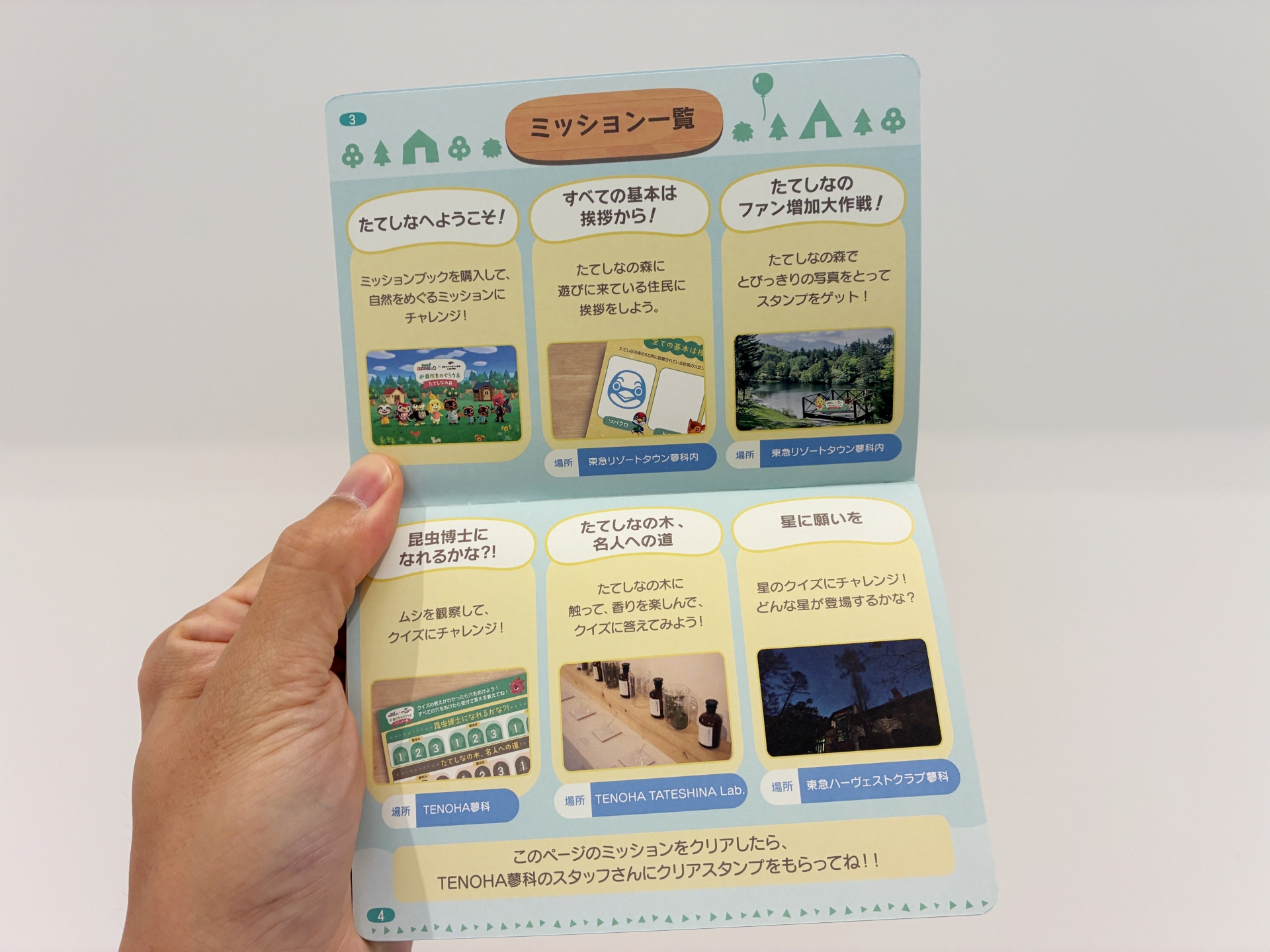 中にミッションの内容などが記載してある