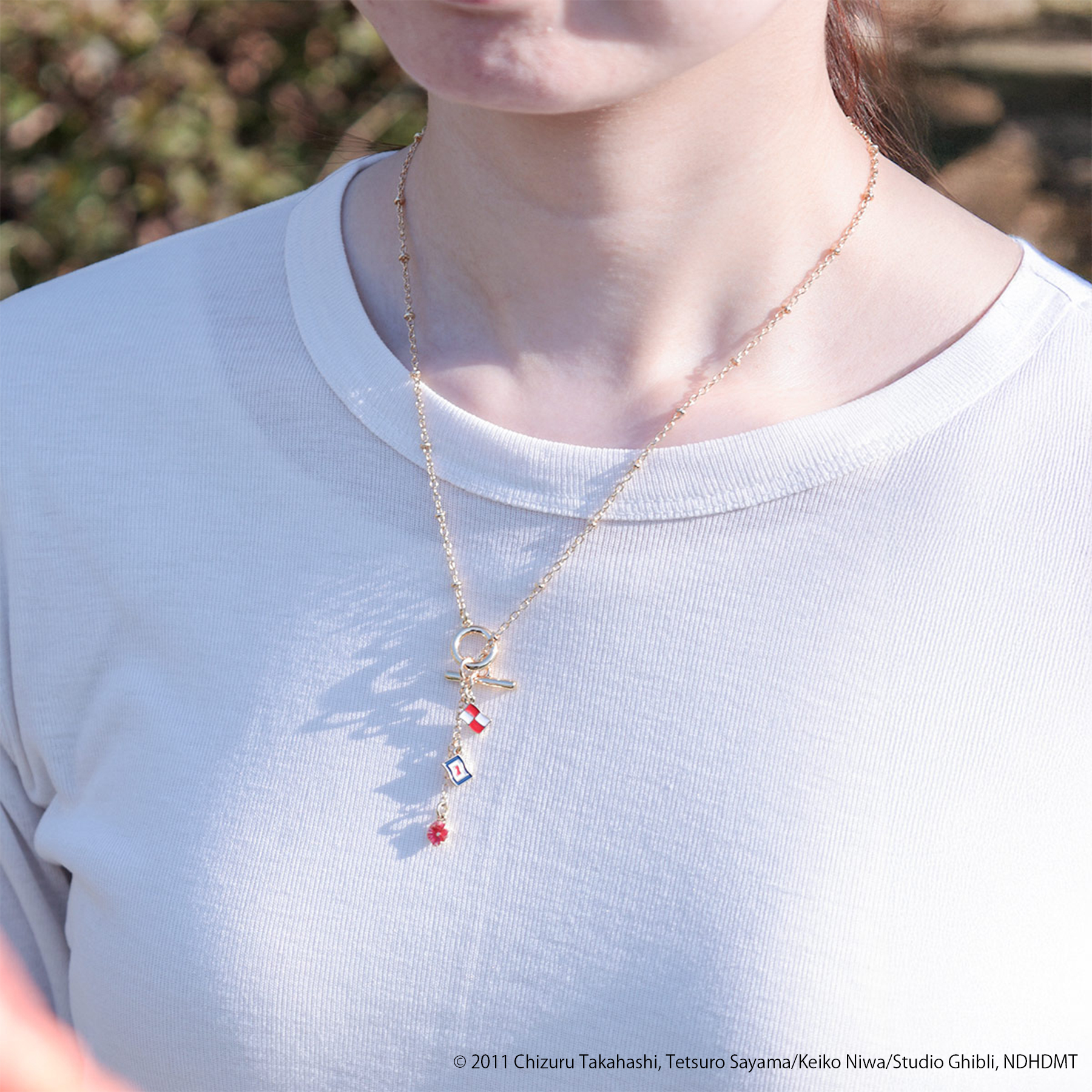 「コクリコ坂から 旗あげ ネックレス」2,200円