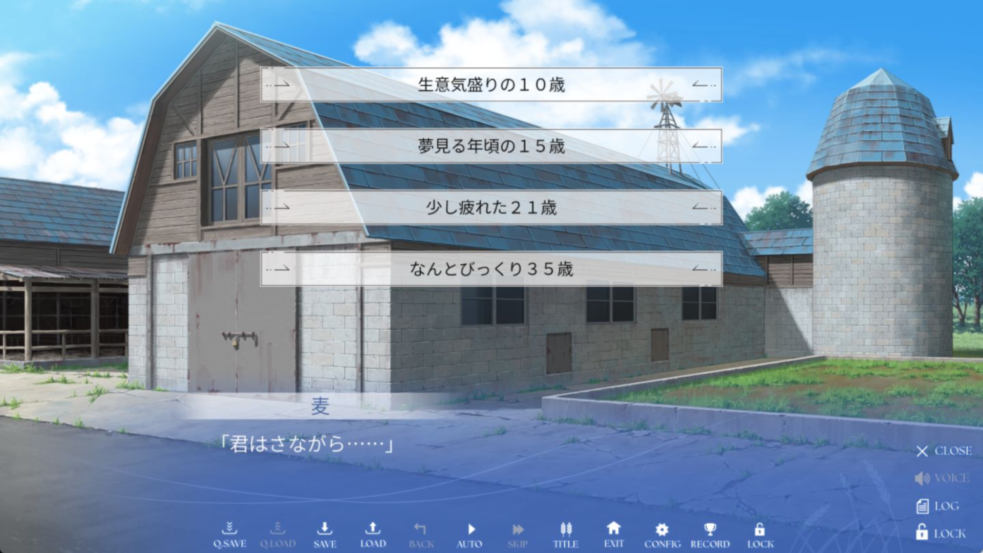 この選択肢が後々まで引っ張ることに……