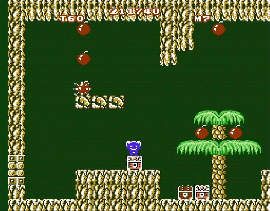 オレンジの宝箱を開くためには、マイティパワー1の状態にすることが必要だ