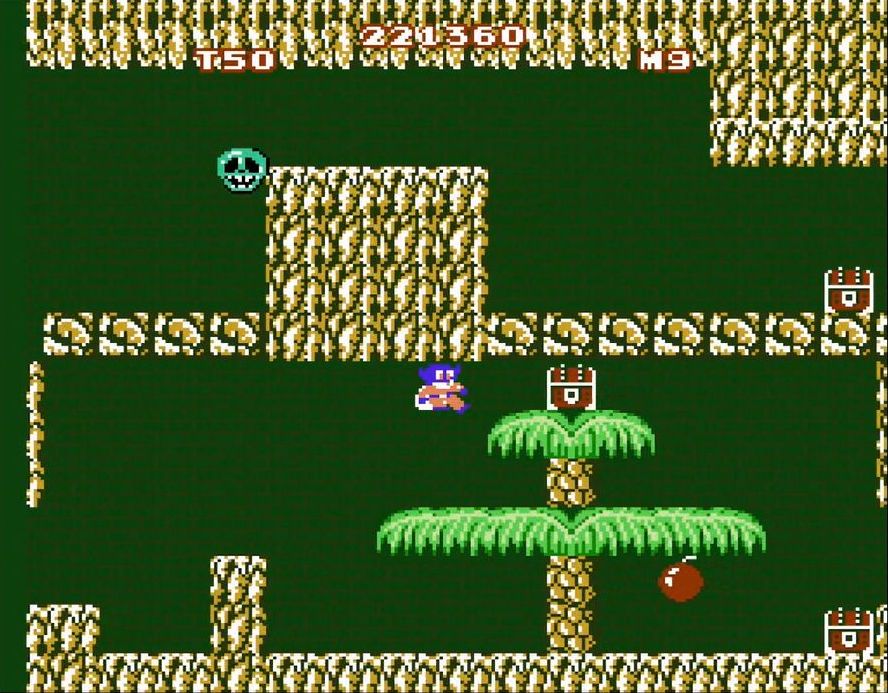 マイティパワーを2にすると、宝箱を横から触れるだけで開けるようになる