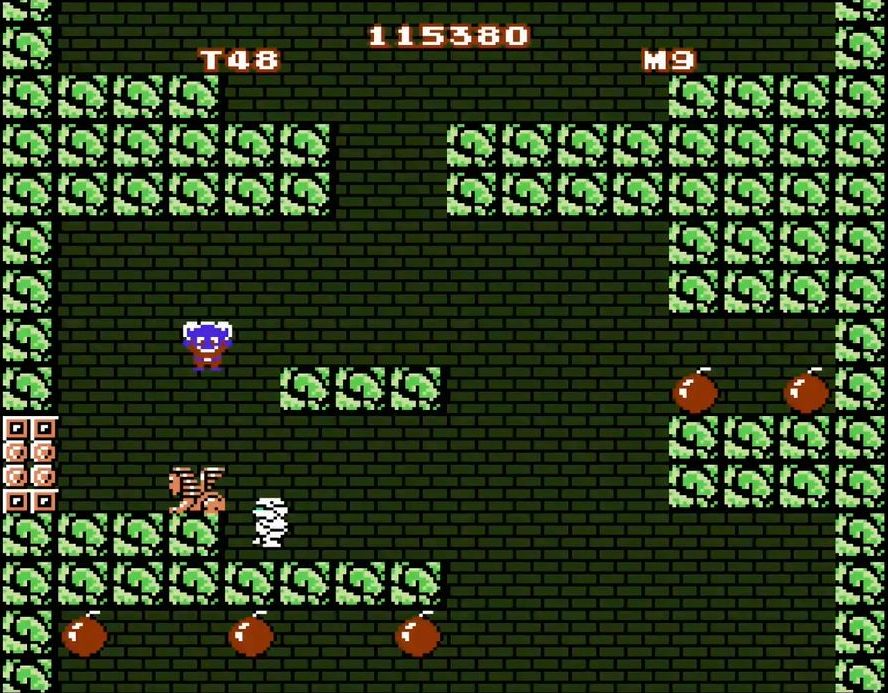 ステージ2より。スフィンクス取ると隠し部屋の入口が開かれる