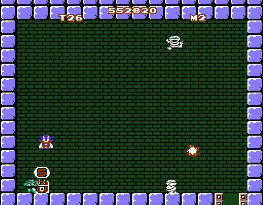 希少なアイテム「シークレットコイン」を取るためには、マイティパワー3にする必要がある